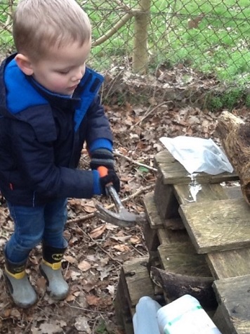 Boy playing